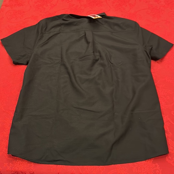 Hang ten Island Camp shirt short sleeve button down size XXL color black NWT - Picture 6 of 7